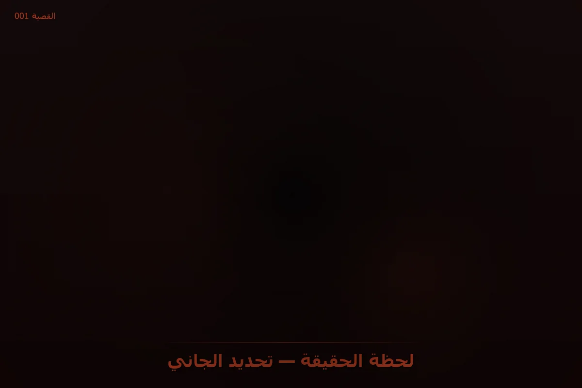 لحظة الحقيقة — تحديد الجاني